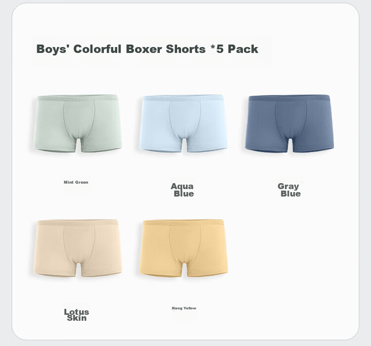Briars Children's Disposable Underwear, Girls' Pure Cotton Triangle Panties, Sterile Class A, Travel-Friendly, Portable, No-Wash, Daily Disposable, 5-Pack 15