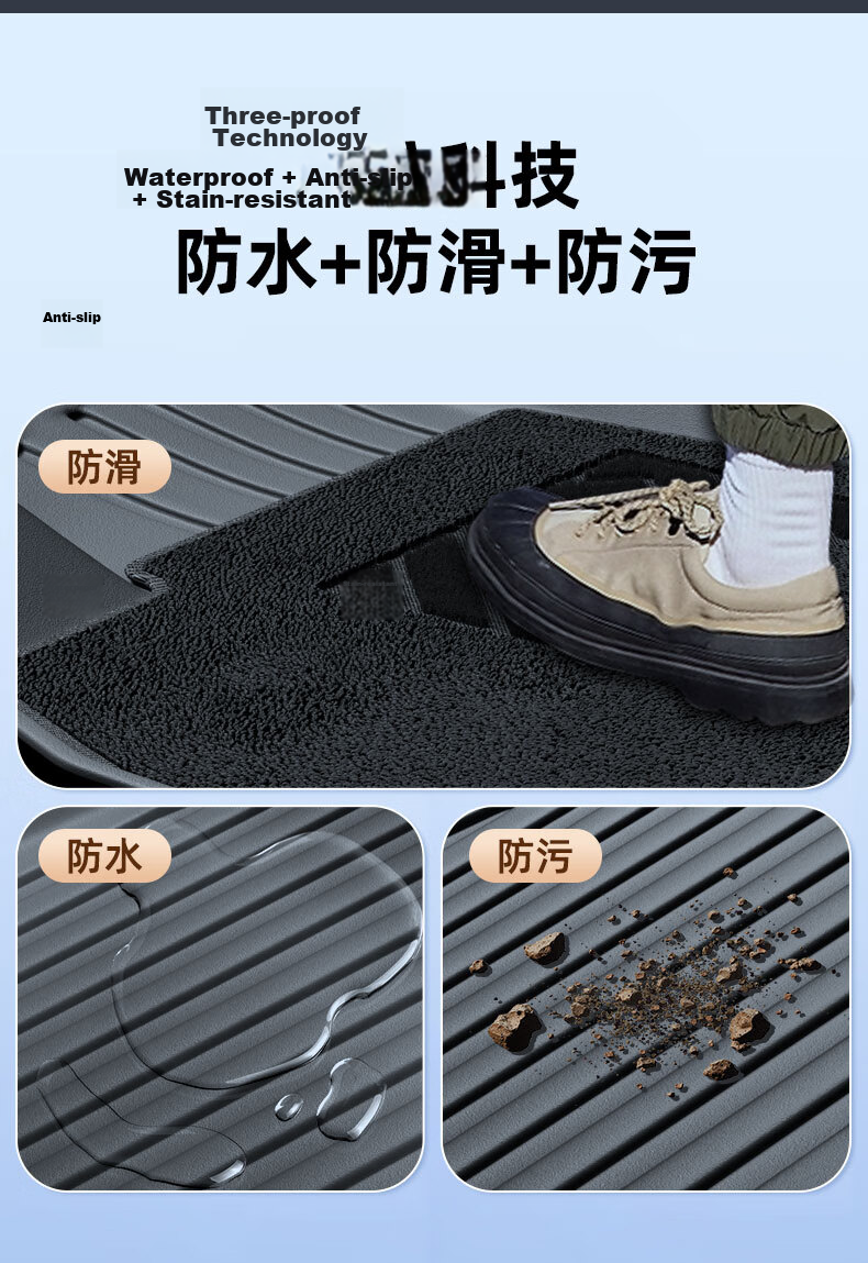 Buleishen TPE Car Floor Mats Specifically for Geely Dihao 2018-2021 Models [Champion Recommended] 4