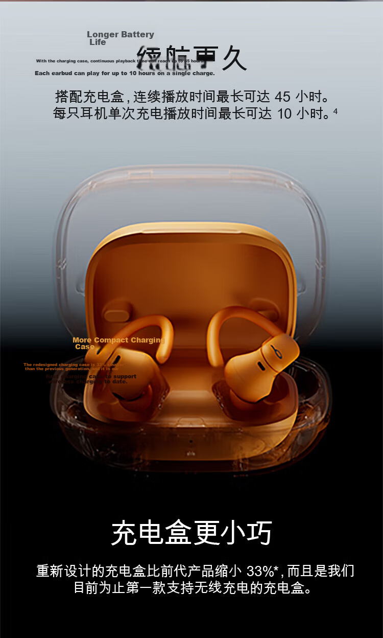 Beats Powerbeats Pro 2 True Wireless High-Performance Earphones [Back to School Gift] True Wireless Sports Earphones Compatible with Apple and Android - Sand Color 13
