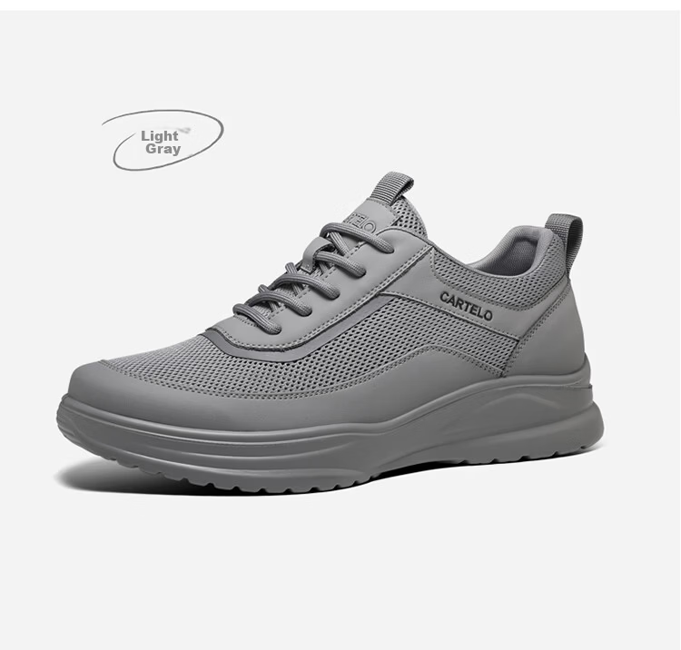 CARTELO Genuine Leather Men's Shoes, 2026 Autumn New Business Casual Sports Soft-Soled Versatile Hiking Travel Commuting Dad Shoes 26