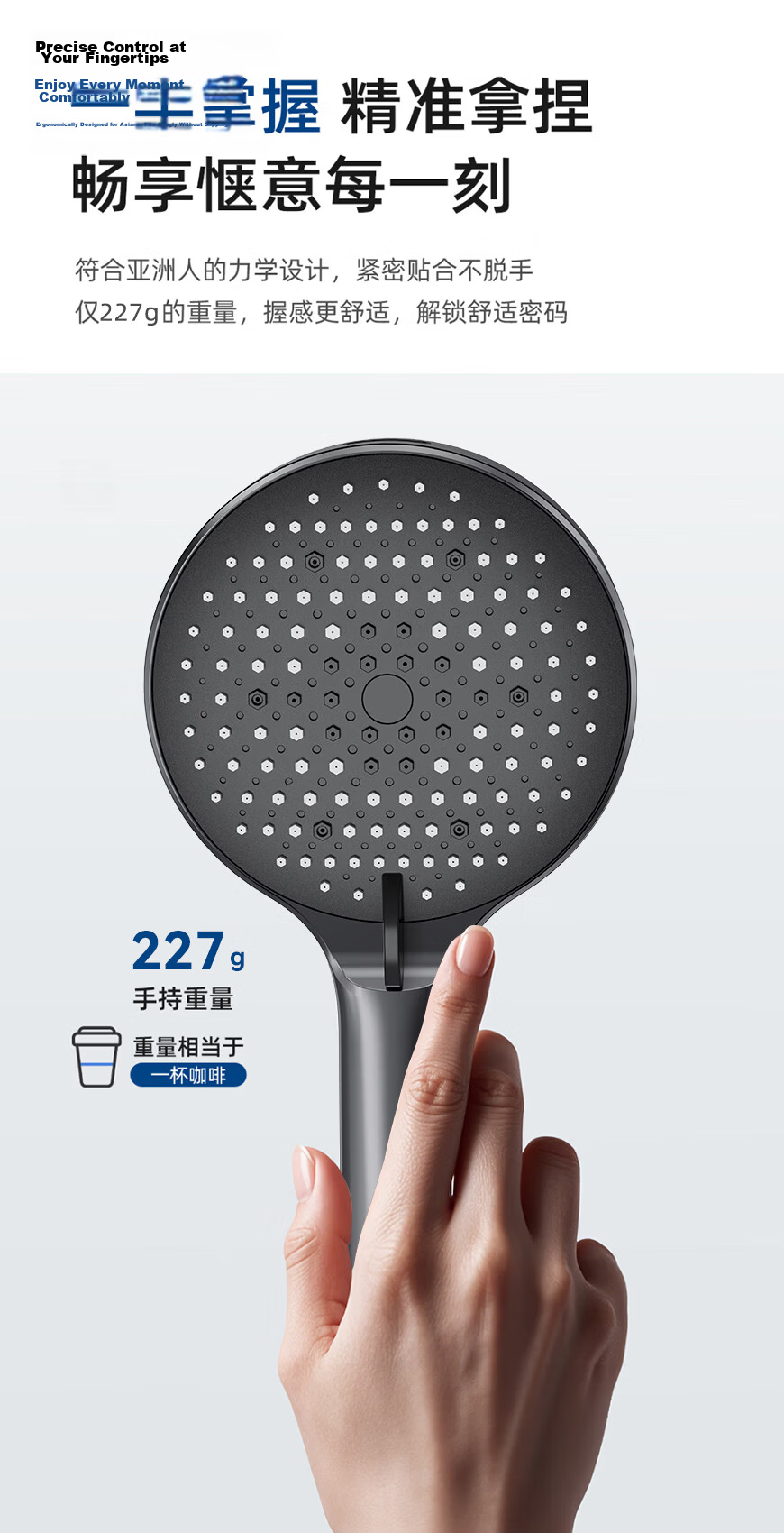 DU PONT Fortune Global 500 Company Bathroom Handheld Shower Head Set with Shower Filter Cartridge, Pack of 3 18