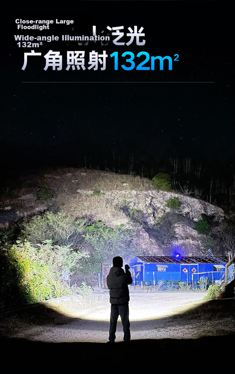 PHILIPS High Brightness Flashlight Super Long Battery Life Portable Military Outdoor Emergency Light SFL6252 3
