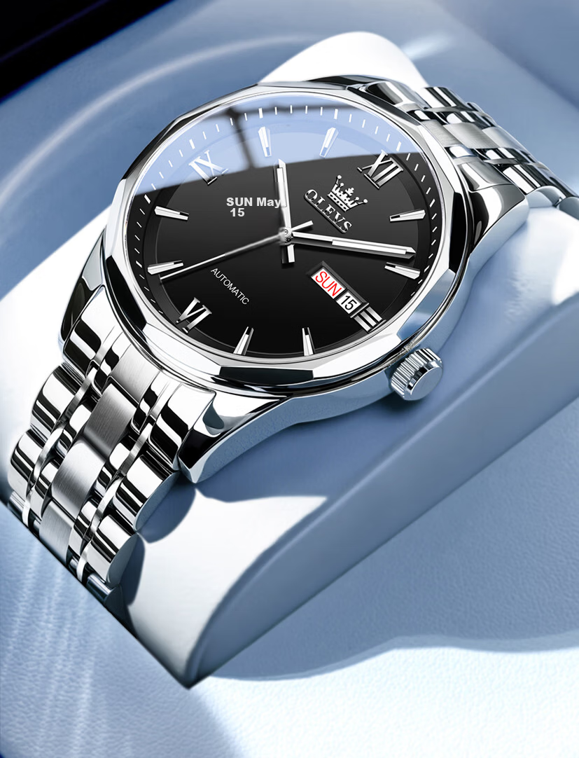OLEVS Swiss Certified Men's Automatic Mechanical Watch Imported Movement 2026 New Model Top 10 Brand 50