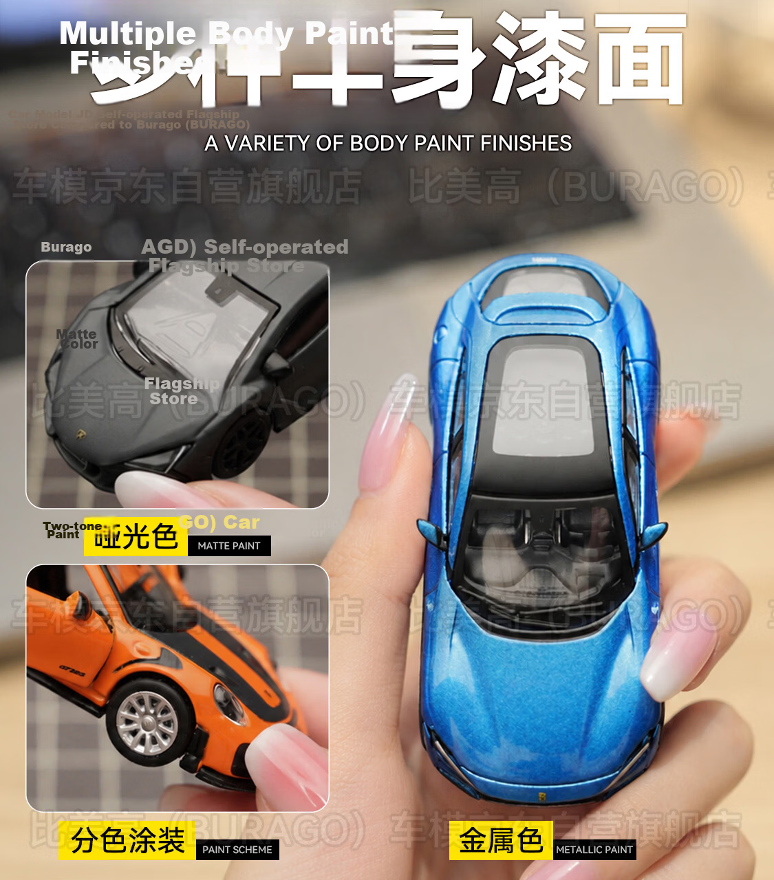 Bimeigao 1:64 Diecast Car Model Assembly Garage Scene High Transparency Acrylic Lighted Parking Lot Display Case 15