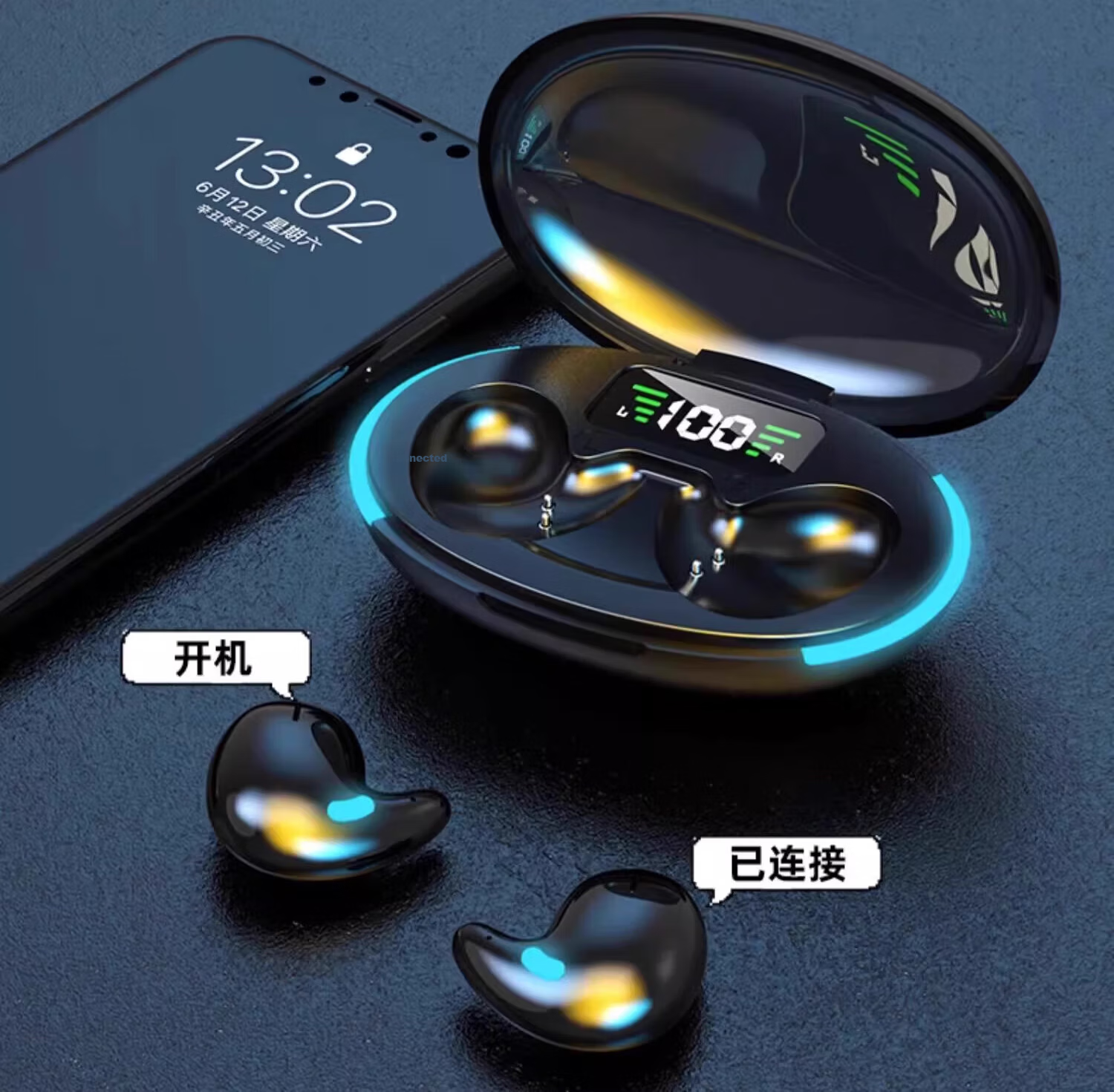 Chuang Sleep Headphones, Bluetooth Wireless, Aid Sleep, Side Sleeping, Ear-Friendly, Semi-In, Ultra-Thin, Ear-Adhering, Mini Invisible, Soundproof, Noise-Cancelling, Anti-Snoring, ASMR, High-Quality Sound, Extra-Long Battery Life 13