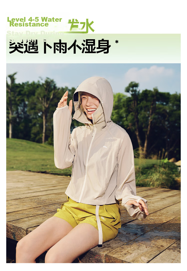 Beneunder UV Protection Sunscreen Jacket for Women, Lightweight Water-Repellent Heat-Resistant TS400 Spring Green XL 12