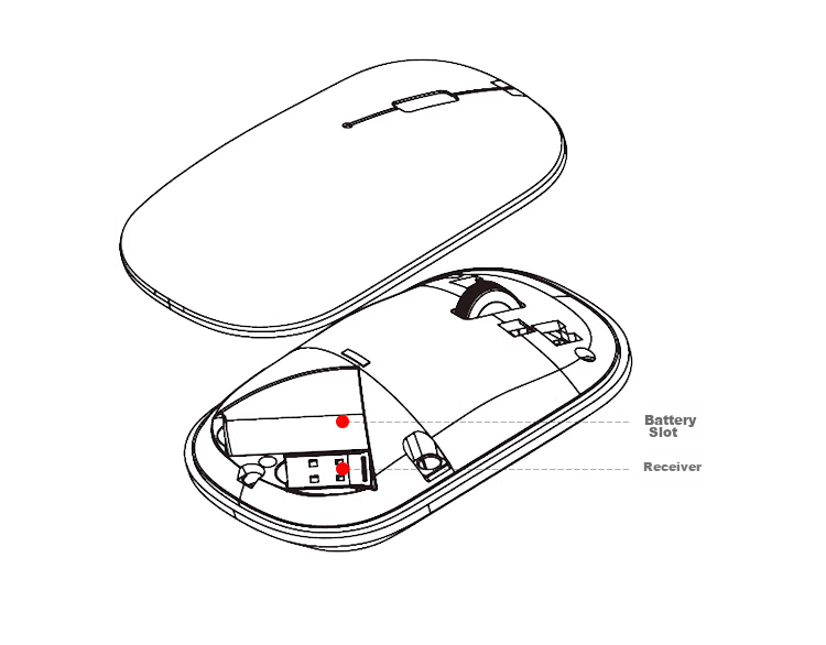 Lenovo Xiaoxin M2 Bluetooth Mouse, Wireless Mouse, Rechargeable Long Battery Life, Quiet And Portable, Skin-Like Comfortable Office Mouse, Laptop Tablet Mouse M2-BT Pink 13