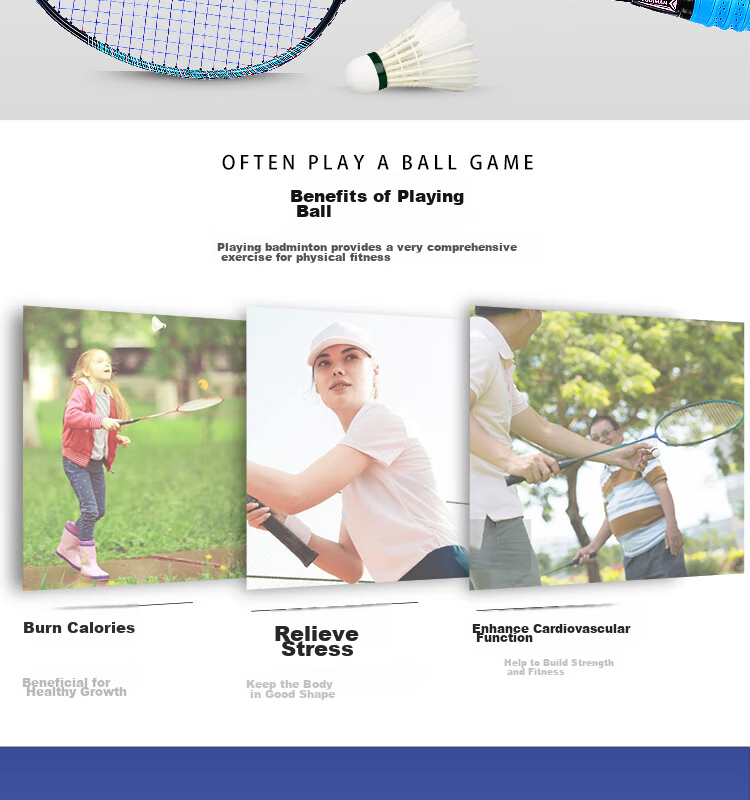 Yodiman High-Power Double Racket Mixed Color Full Carbon Badminton Racket, Ultra-Light Pair of Rackets (Pre-Strung 25 Lbs with Hand Grip Tape) 6