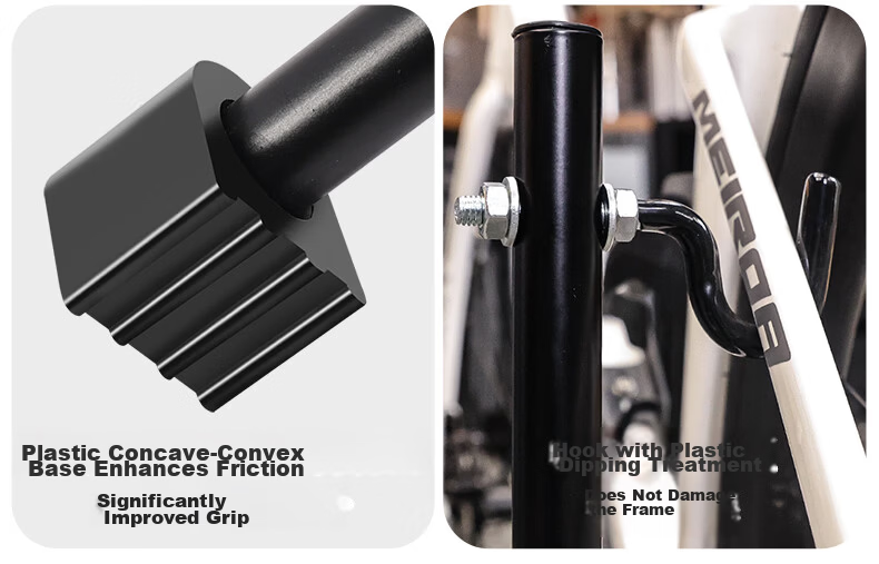 LEBYCLE Mountain Bike Rack, Parking Stand, Hanging Rack, Indoor Vertical Display Stand, for Wide Tire Sizes 2.3-4.0 13