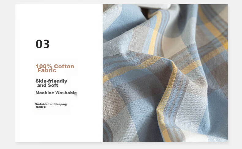 MUJI Cotton Student Dormitory Bedding 6-Piece Set (3-Piece Set + Quilt + Mattress Pad) Complete Bedding Set 12