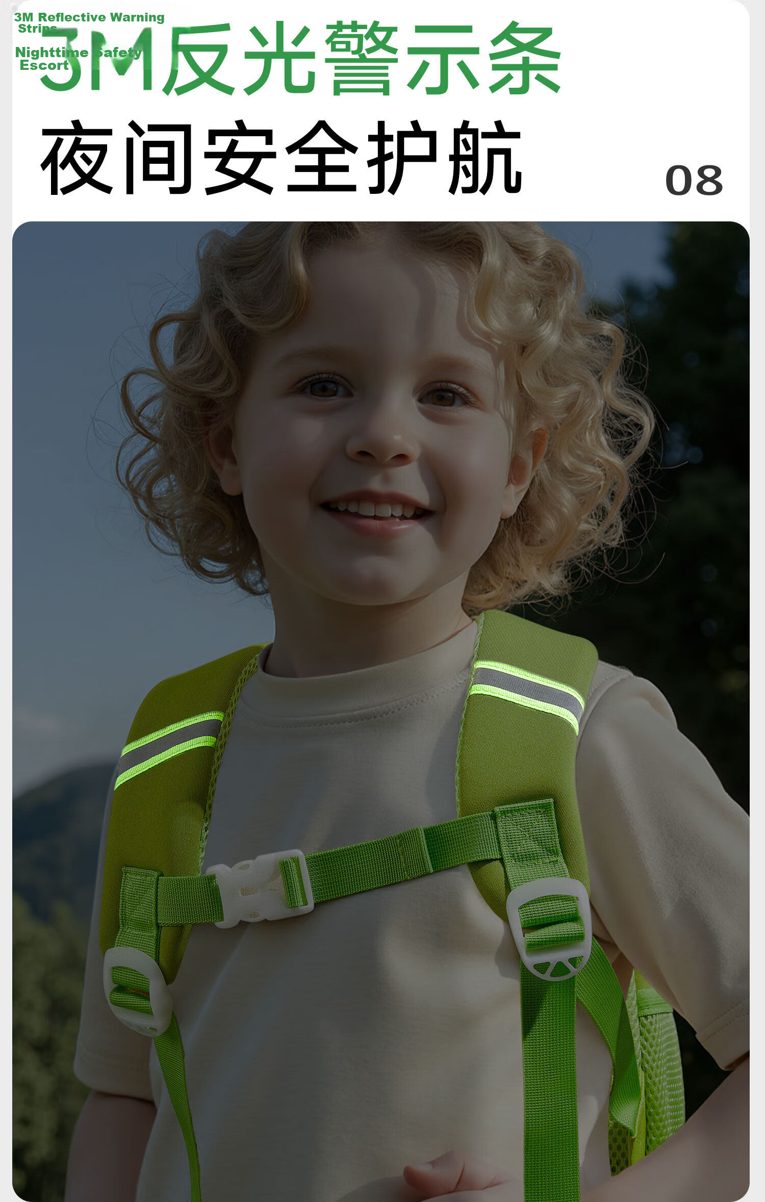 Aibedila Kids Backpack Kindergarten Ultra-Light Anti-Lost Small School Bag Travel Girls Boys Small Backpack 7