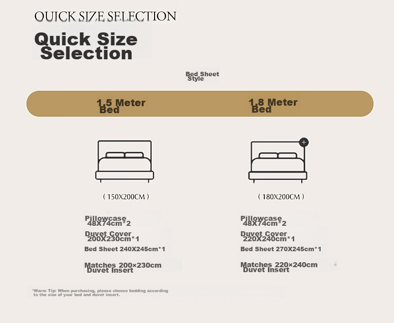Mercury Home Textiles 100% Cotton Four-Piece Set Xinjiang Pure Cotton Printed Duvet Cover Pillowcase Antibacterial Class A Dormitory Bedroom Double 150cm×200cm 18