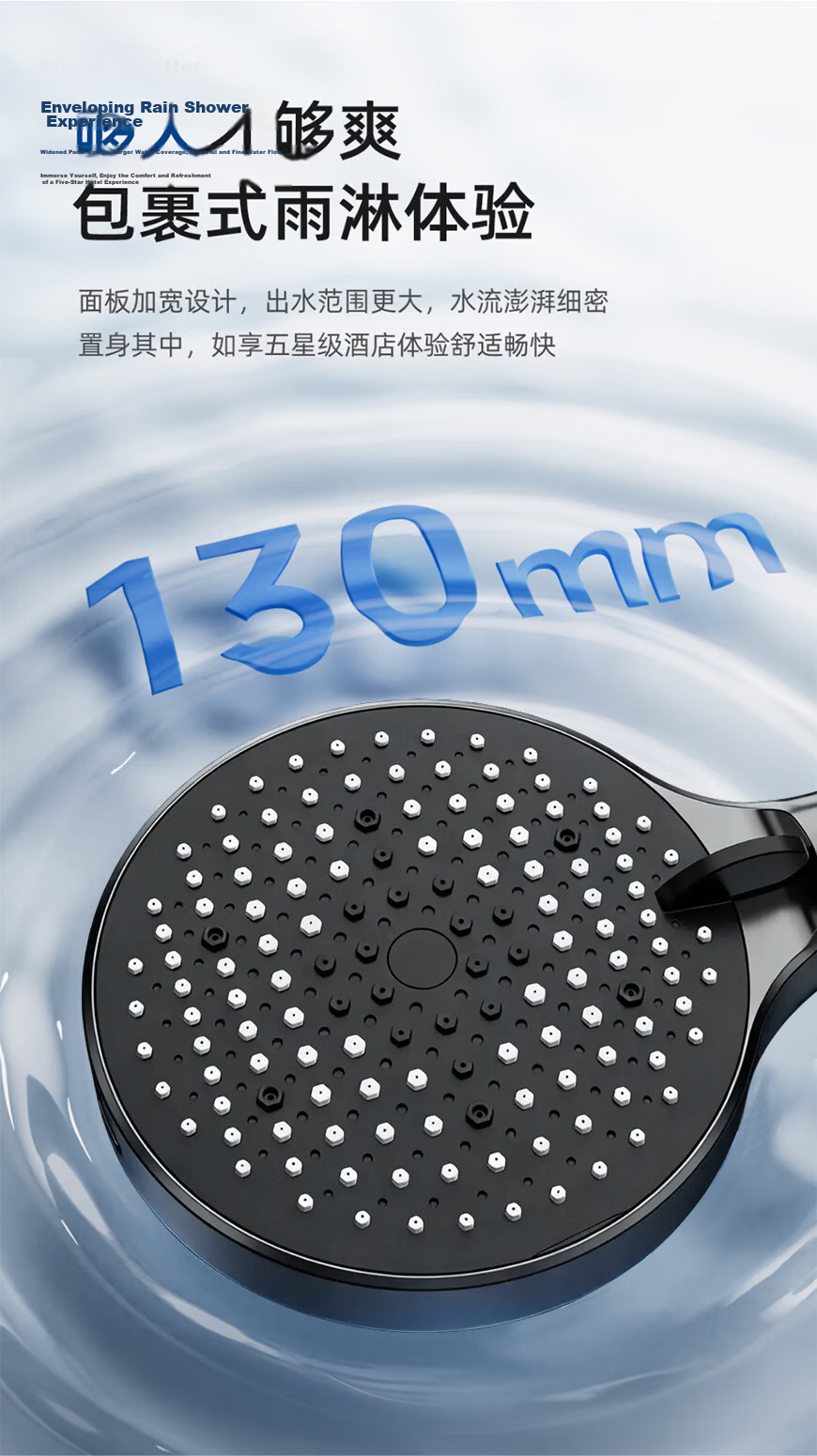 DU PONT Fortune Global 500 Company Bathroom Handheld Shower Head Set with Shower Filter Cartridge, Pack of 3 11