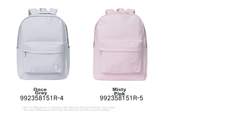 Anta Mochi Backpack Unisex Simple Large Capacity Youth Canvas Hiking Cycling Sports School Bag 41