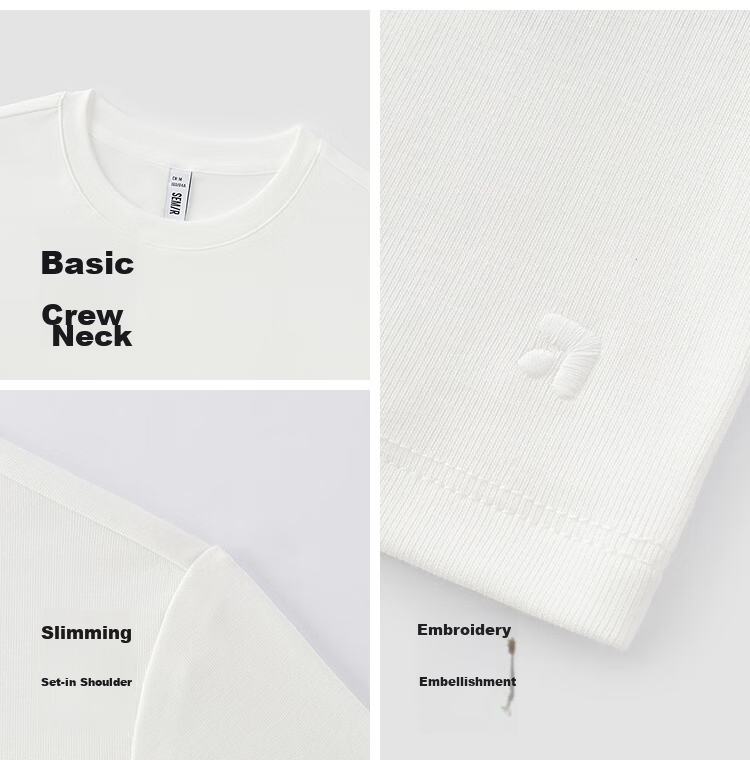 Semir Cooling Short Sleeve T-Shirt Women Summer Slim Fit Regular Shoulder Crew Neck Top 2026 Pullover 109326100004 22