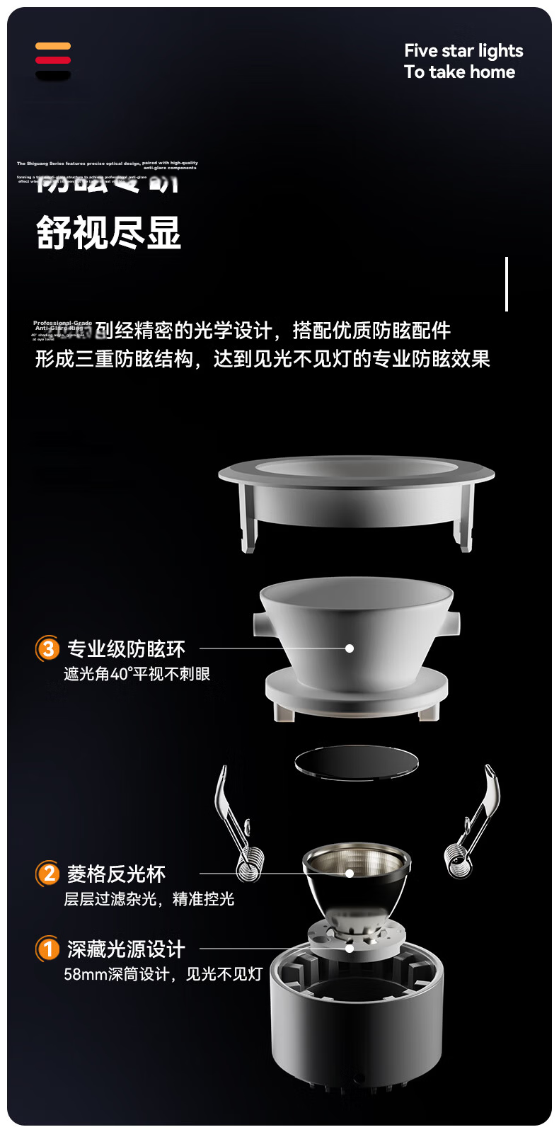 CDN LED Dustproof And Waterproof Spotlight Downlight for Home Bathroom Mirror Front Light ES13 Recessed Spotlight 7W 4000K 36° 2