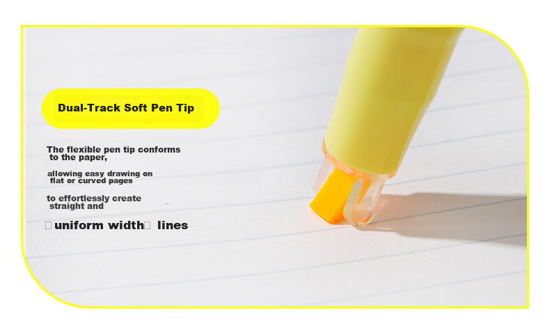 PILOT KIRE-NA Dual-Ended Highlighter Marker Pen Set of 10 - Smudge-Proof Fluorescent Markers for Students, Journaling, and Outlining 5