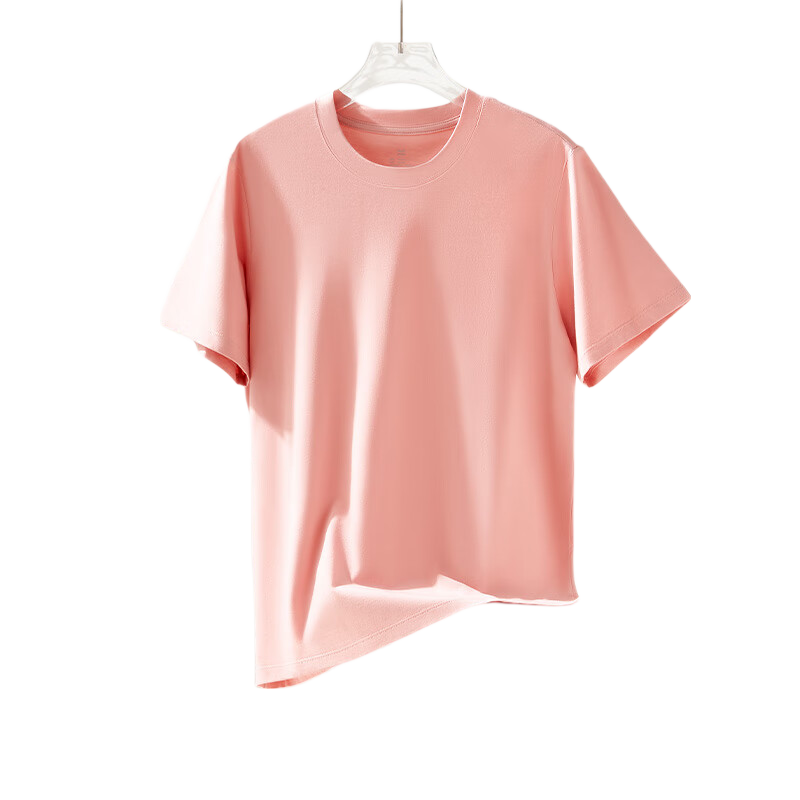 MiiOW Women's T-Shirt, Summer Lightweight Cotton Modal Cool-Feeling Short-Sleeve Round Neck Casual Versatile Undershirt