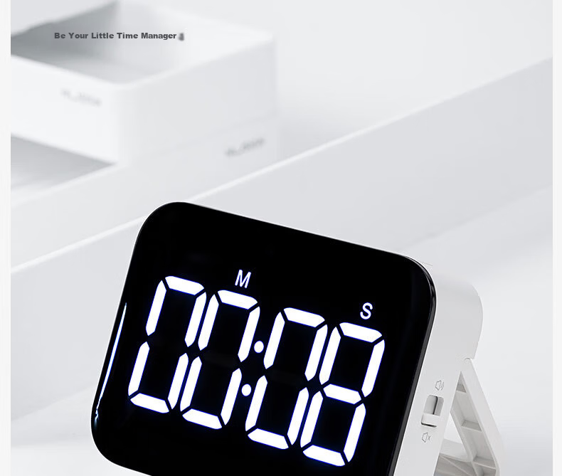 Deli NS883 Electronic Timer High-Definition Large Screen Time Management for Office, Students, Children Baking, Presentation, Back to School Gift 4