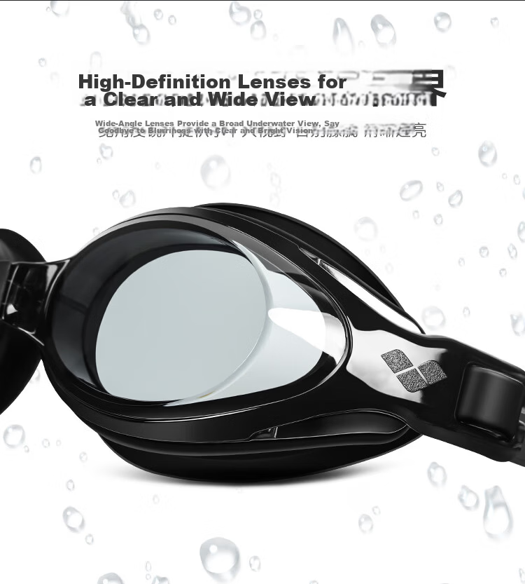 Arena Swimming Goggles Japan Imported HD Anti-Fog Professional Training Large Frame Comfortable Leak-Proof Unisex Swimming Gear 2