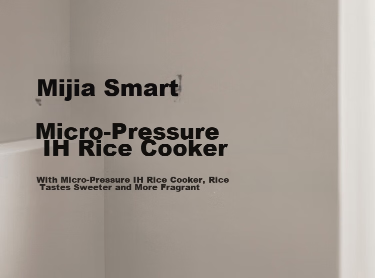 Mijia Xiaomi Rice Cooker for Home Use, Serves 3-4 People, Smart Micro-Pressure IH Multifunctional Rice Cooker, Cooks Rice And Porridge, Thick Pot Non-Stick, with Steamer Basket, 4L Capacity 5