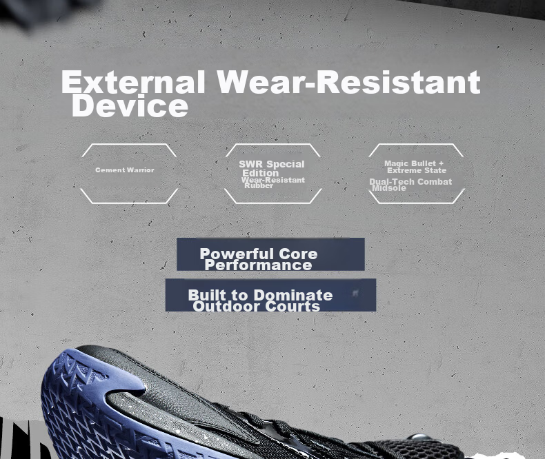 PEAK Extreme Basketball Shoes, Outdoor Dominator Men's Shoes, Spring Breathable Non-Slip Wear-Resistant Professional Sports Shoes for Men DA430031 3