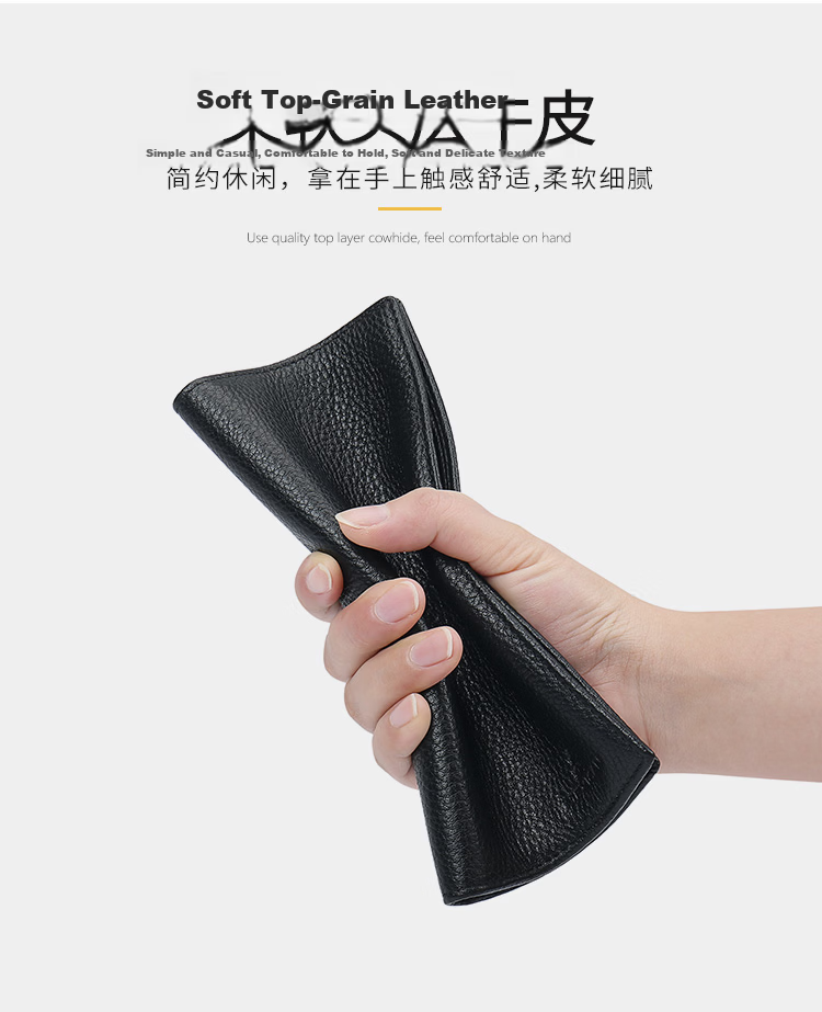 MEXICAN Men's Wallet, Top-Grain Leather Genuine Wallet, Large Capacity, Two-Fold Long Wallet, Bill Holder, Birthday Gift for Me 6