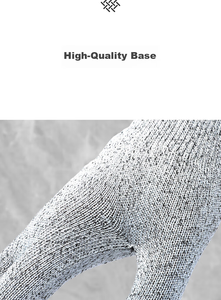 SAFETY-INXS Cut Resistant Gloves, Level 5 Anti-Cutting Work Gloves, Nitrile Anti-Slip Puncture Resistant, Fish Cleaning Outdoor Bite Protection, B-5032 4