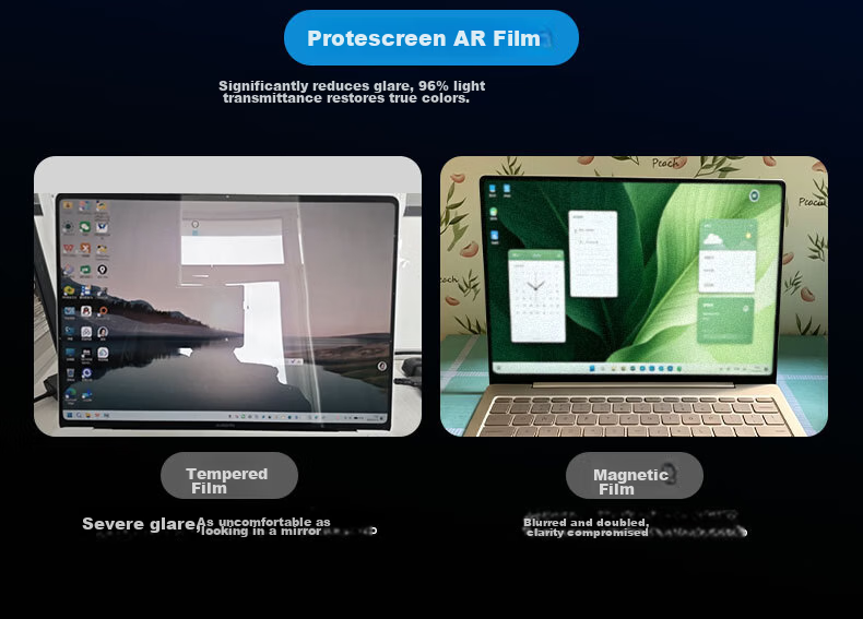 PROTESCREEN Screen Protector for 2026 MacBook Air 13.6-inch M5 Apple Laptop AR Anti-Reflective Anti-Glare Static Adhesive Film 13-inch M4 Protective Screen Film 11