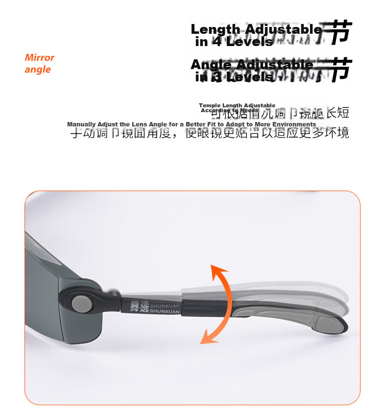 Shunxuan Goggles, Windproof, Dustproof, Pollen And Catkin Protection, Industrial Safety Glasses, Impact Resistant, Anti-Fog, Dustproof, Splash-Proof, SHL-1138 11