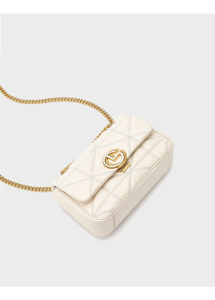 Goldlion Women's Handbag, Fashionable Shoulder Bag, Chain Bag, Crossbody Small Square Bag, Birthday Gift 20