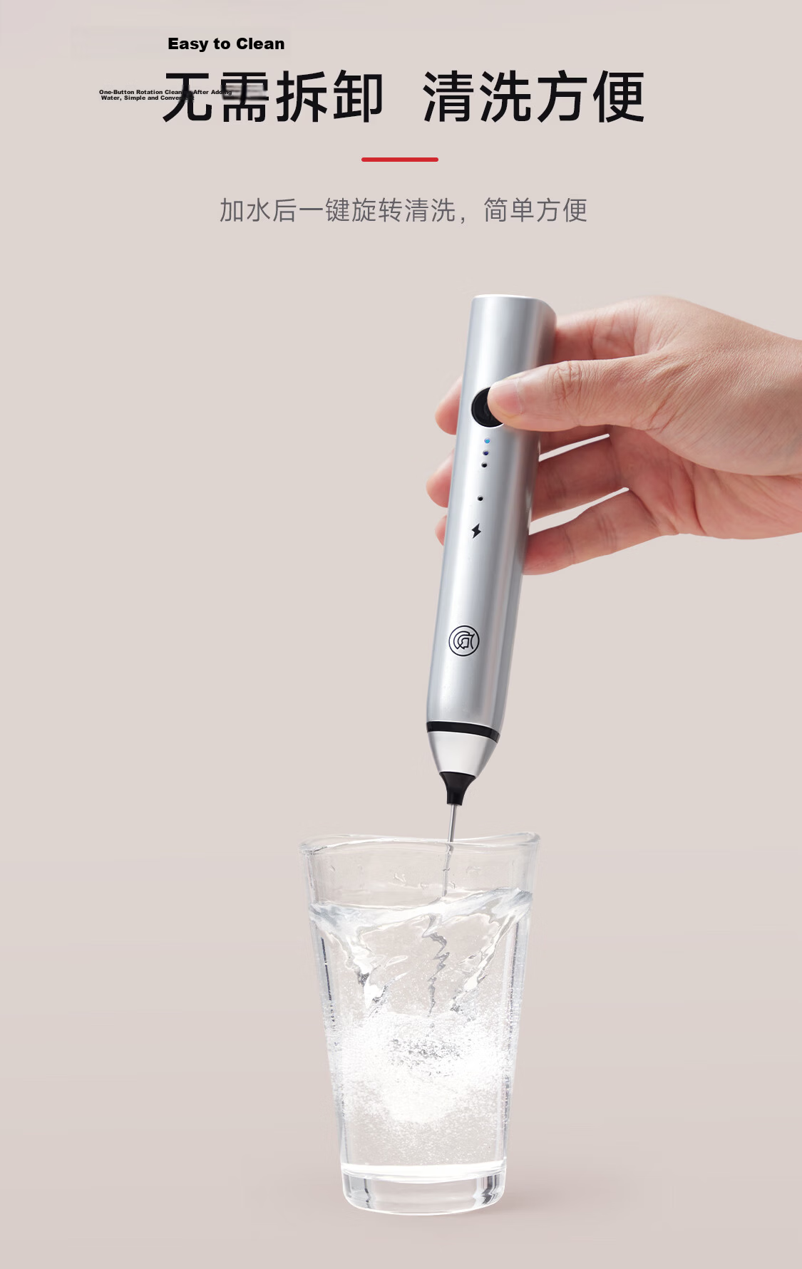 Hero Twin Electric Coffee Frother Milk Foam Maker Handheld Whisk Mixer 10