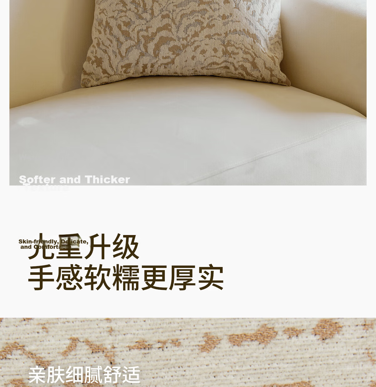 COMICOMI Sofa Cushion Luxury Living Room Pillow with Inner Core Removable Washable Cover 45*45cm 10
