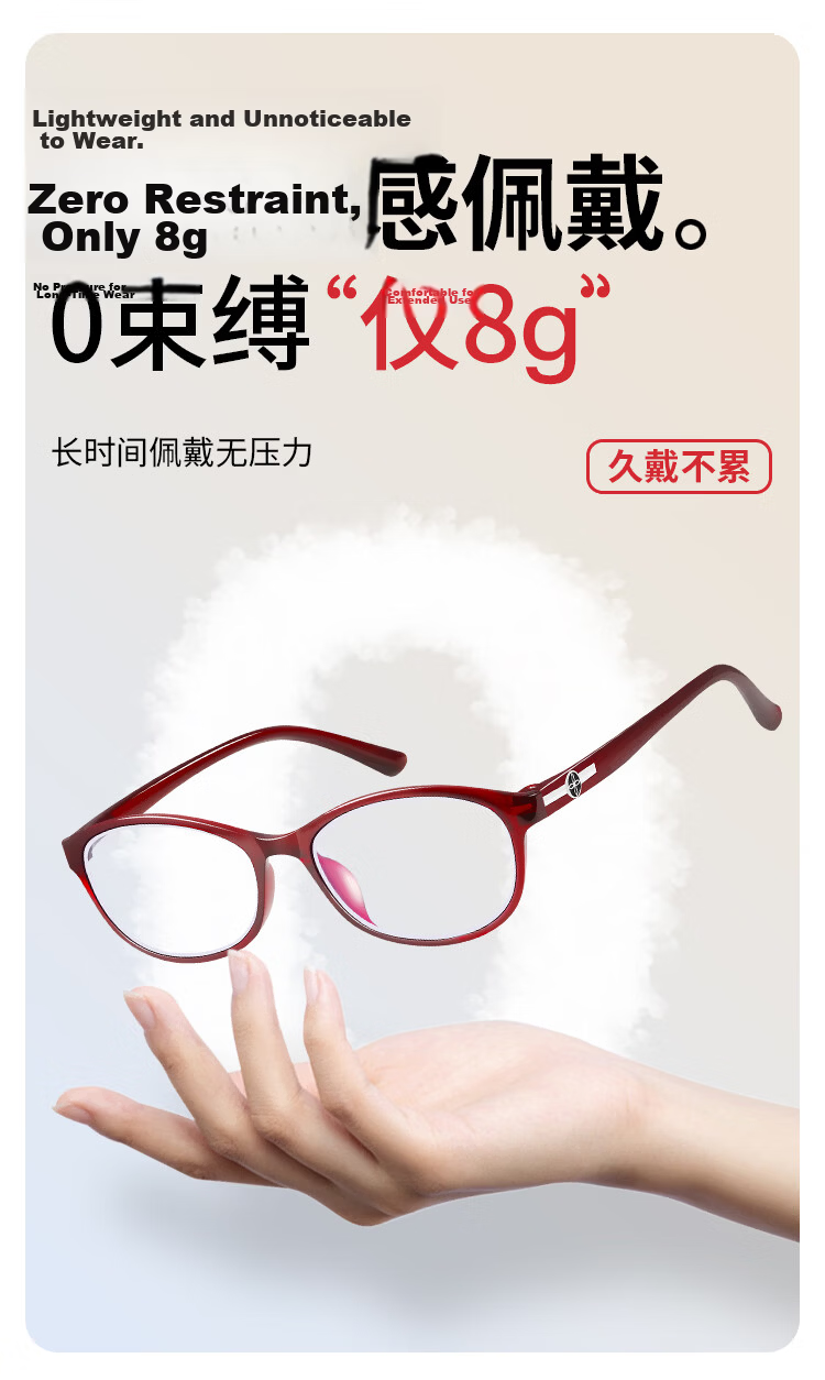 Mr. PuTian Reading Glasses for Men And Women, Anti-Blue Light, Genuine High-Definition Fashionable Youthful Presbyopic Glasses 150 Degrees (50-54 Years Old) 5