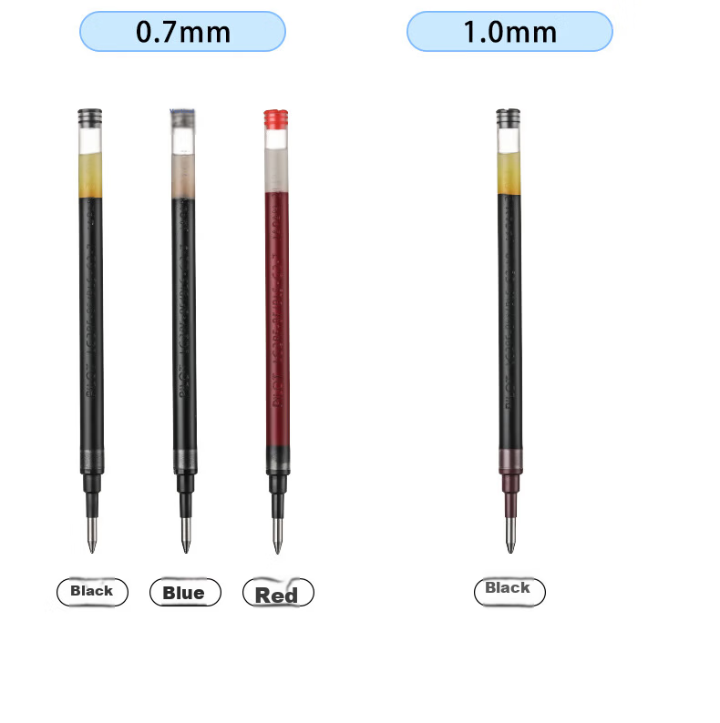 PILOT 0.5mm Gel Pen Refill Bullet Tip Quick-Dry Ink for BL-G2 BLS-G2-5 Black 12-Pack 14