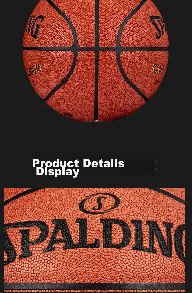 SPALDING Basketball TF Series Size 7 PU Indoor Outdoor Durable Student Adult Youth 77-176Y 22