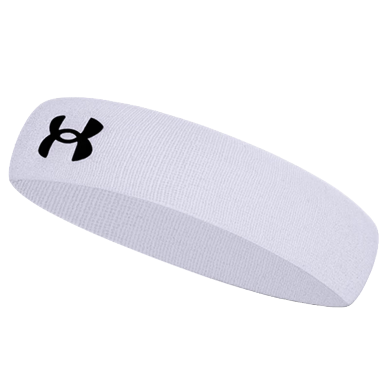 Under Armour Sports Headband Unisex Sweatband Sweat-Absorbing Running Basketball Anti-Sweat Head Scarf White