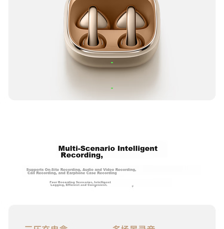 MI Xiaomi Clip-On Bluetooth Wireless Earphones Comfortable and Secure Fit Recommended by Lei Jun Compatible with Apple and Android Phones 32