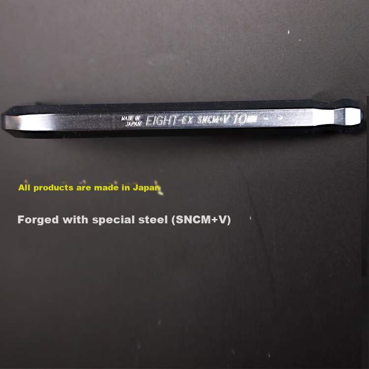EIGHT Imported Bailey Short Ball-End Hex Key Wrench Set Alloy Steel 8-Piece TS-8 10