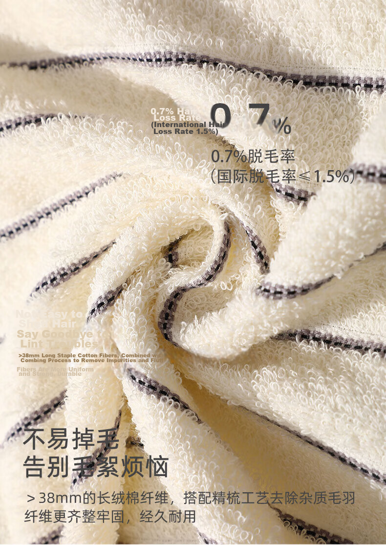 Grace Towel, Class A Antibacterial Xinjiang Long-Staple Cotton, Highly Absorbent, Thickened, for Men And Women, Sports Face Washing, 74*34cm, 100g 9