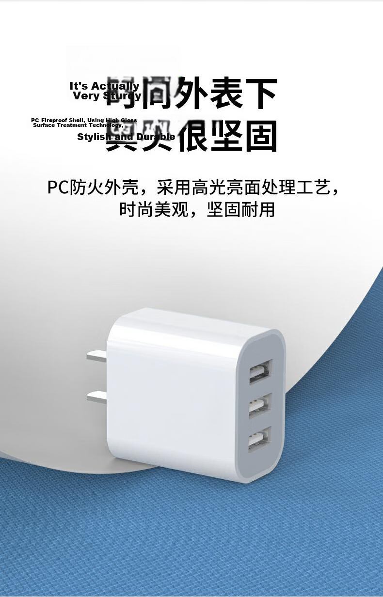 KOVOL Charger Head 5V2.1A Dual-Port USB Charger Plug Multi-Port Fast Charging Compatible with 5V1A for Apple Huawei Xiaomi Samsung OPPO Android Phones And Tablets Universal 13