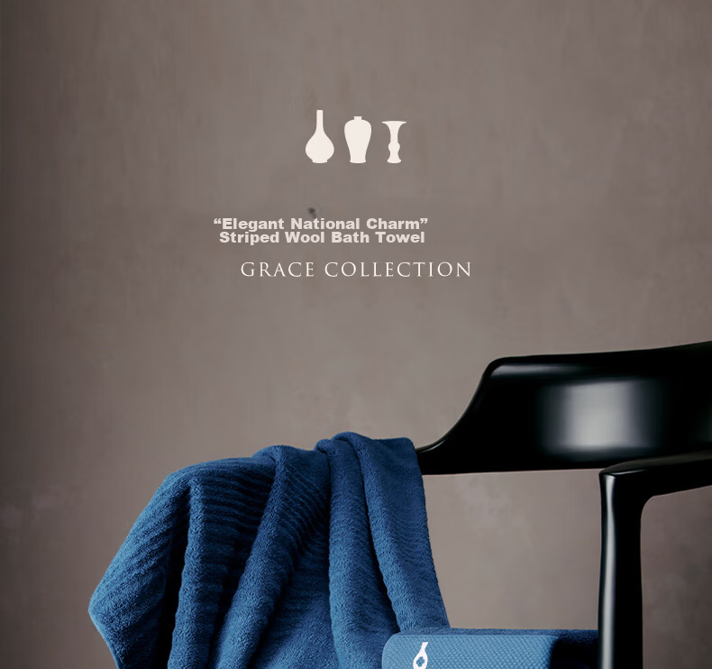 Grace Guose Series Thick Pure Cotton Bath Towel, 7A Antibacterial Absorbent Non-Shedding, for Men And Women, Bath Towel, Sports, Zhu Ying Hong 8