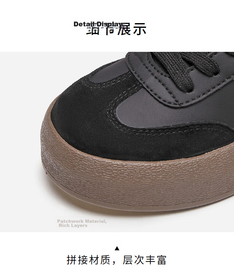 Hotwind New Thick-Soled Retro Color-Block Casual Sneakers for Women Youthful Student Running Shoes 17