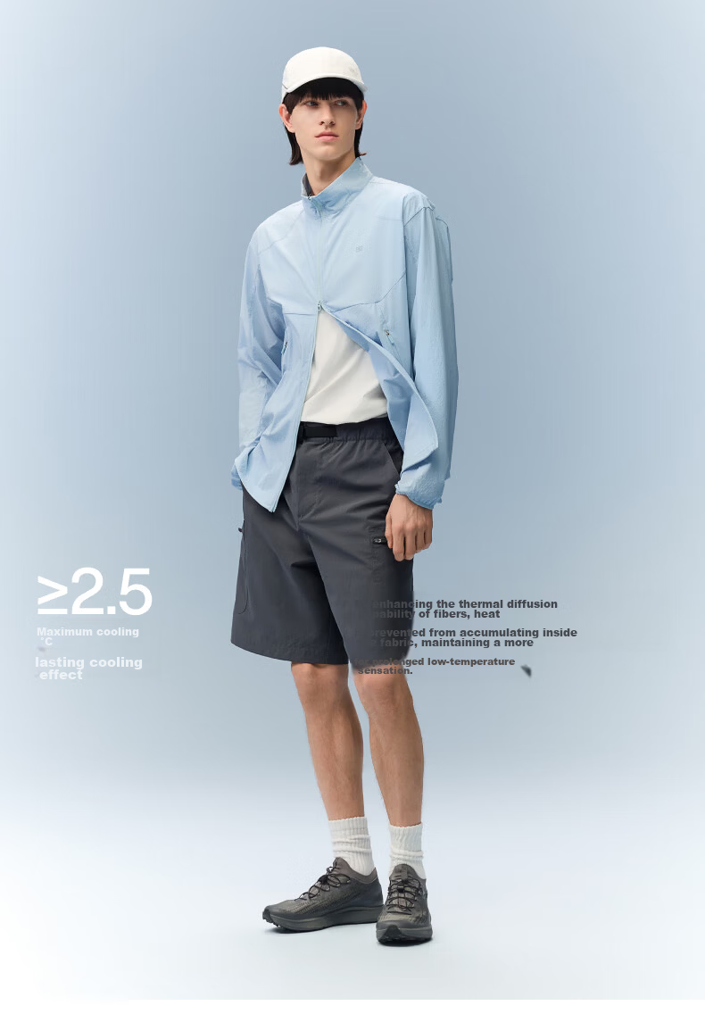 Bananain [Wang Yibo's Choice] Liangpi 502UV Air Unisex Breathable Sun Protection Jacket Sports Coat Skin-Friendly Outerwear 10