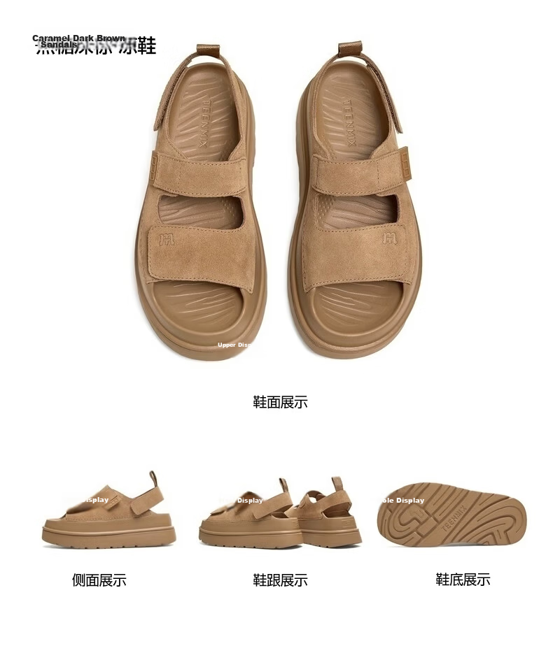 Tianmeiyi Ice Cream Shoes Thick Sole Height Increasing Birkenstock Slippers Casual Sandals Women Outdoor Retro Summer 2026 New Style 20