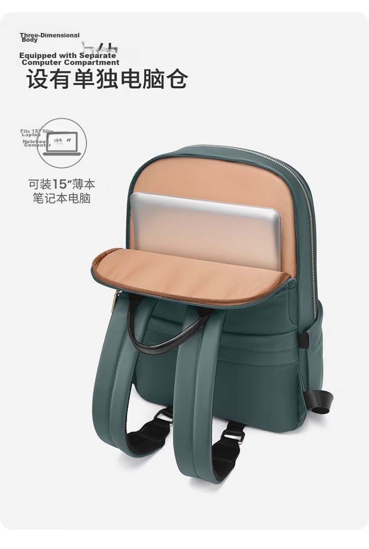 GOLF Women's 14/15 Inch Laptop Backpack Travel Business Briefcase Gift for Girlfriend 12