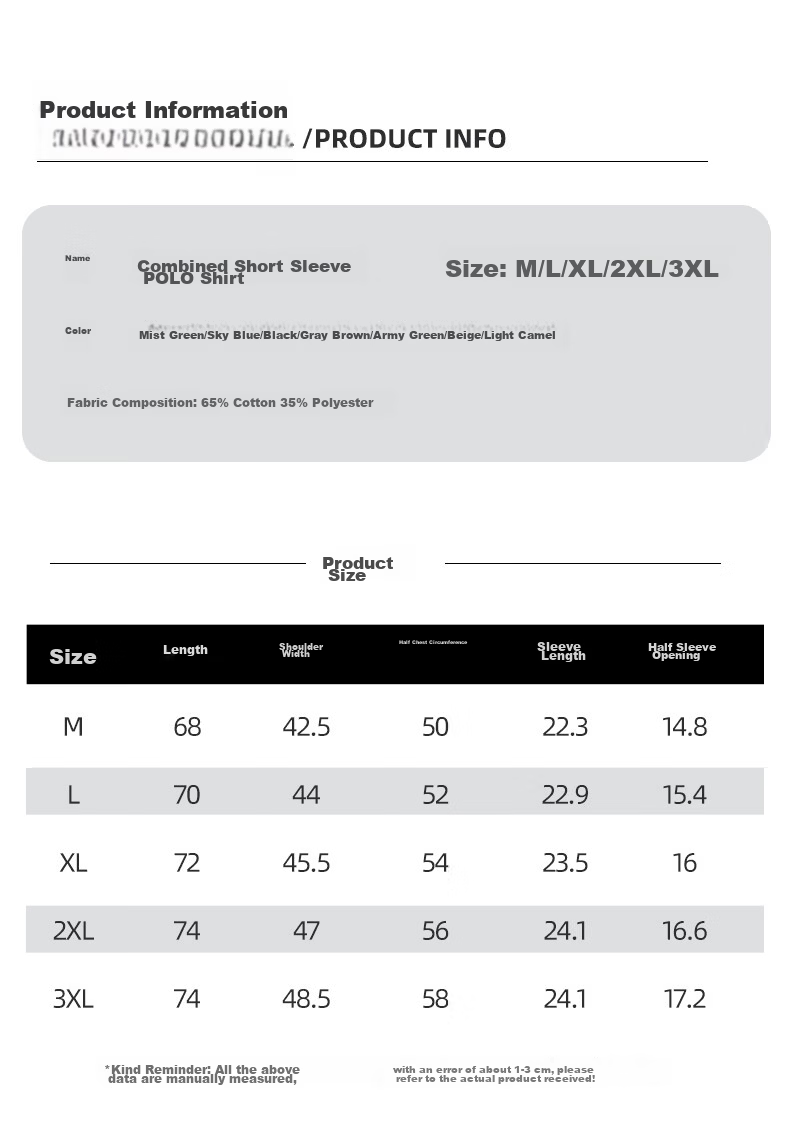 JEEP SPIRIT Men's Short Sleeve Polo Shirt Summer Fashion Casual Collar Business Youth Trendy T-Shirt 11