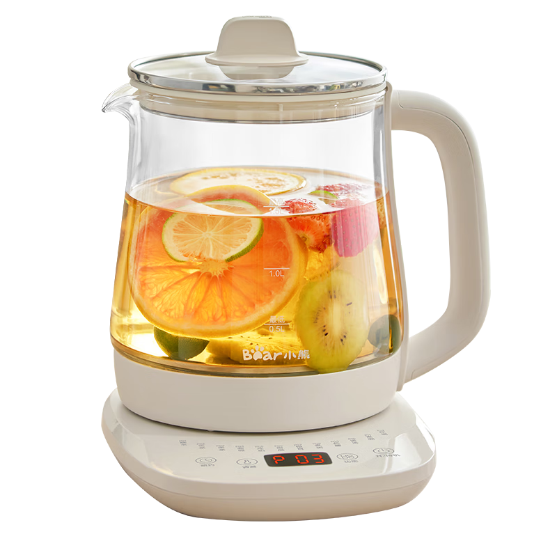 Bear Health Pot Tea Kettle Constant Temperature Kettle Smart Insulated Electric Kettle Flower Tea Pot 316L Stainless Steel Baby Use 1.5L YSH-J15H8