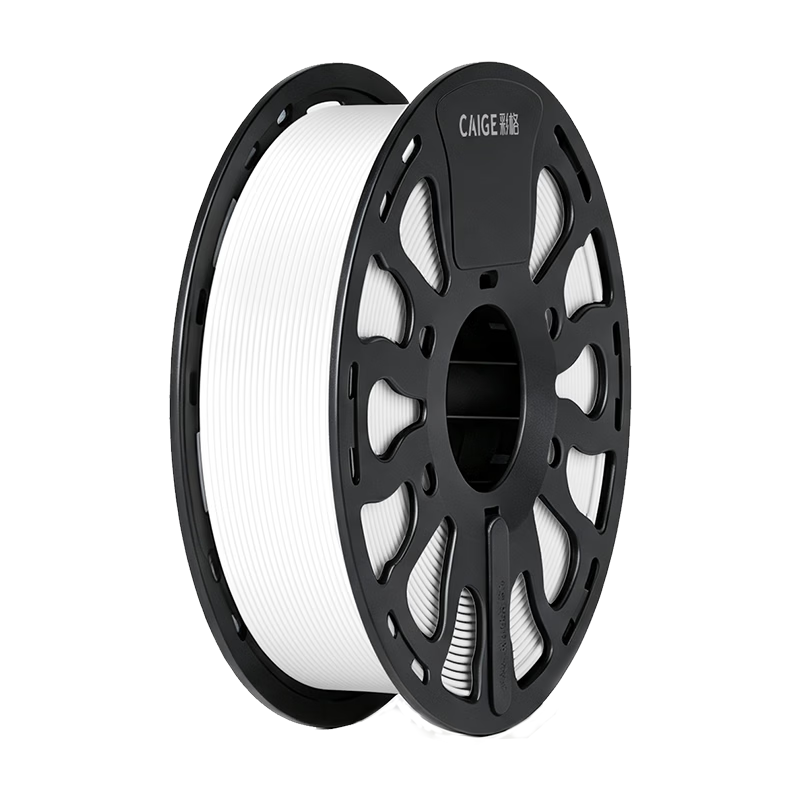 Caige 3D Printing Filament PETG 1.75mm Compatible with Taz, Creality, Elegoo, Zongwei Cube, Aurora Erwo 3D Printer White 0.2kg