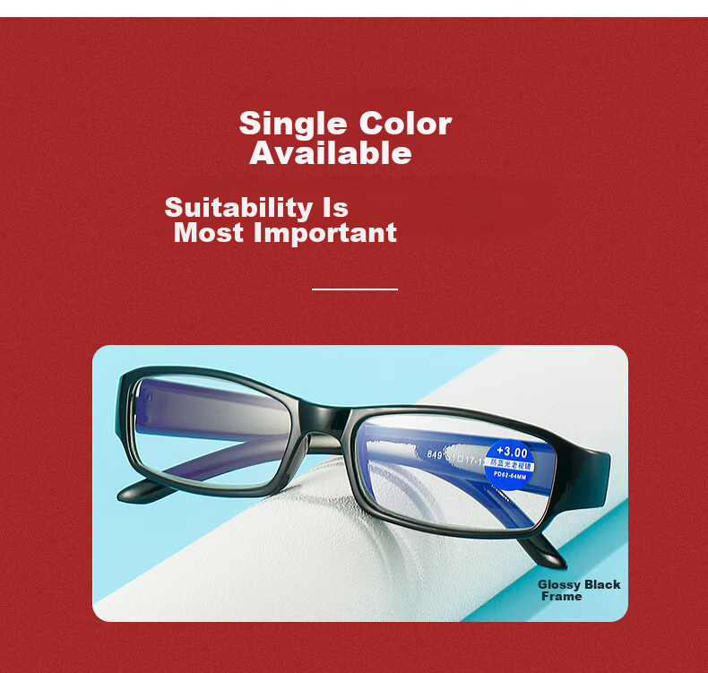 DRATRA Blue Light Blocking Reading Glasses High-Definition Lightweight Durable Classic Unisex Adjustable Prescription 8